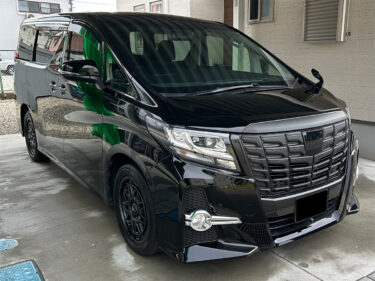 【天然ワックスでテロテロの艶】トヨタ アルファードのメンテナンス洗車