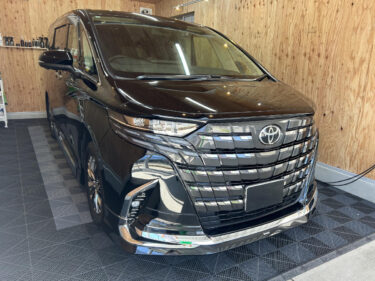 【水垢一掃】トヨタ アルファードの徹底洗車